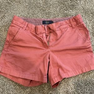 Jcrew salmon 5” chino shorts